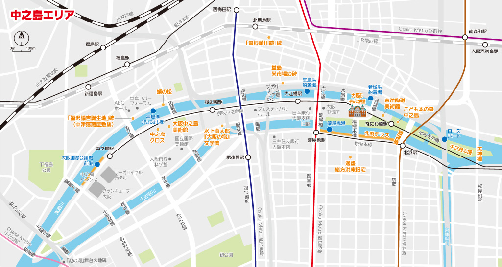 水辺散策手帖MAP